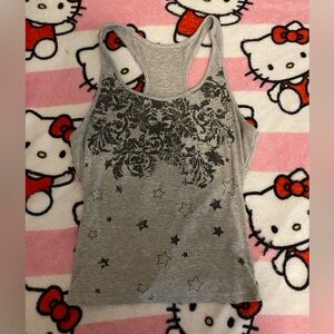 SHEIN | Y2K Grey Stary Tank Top